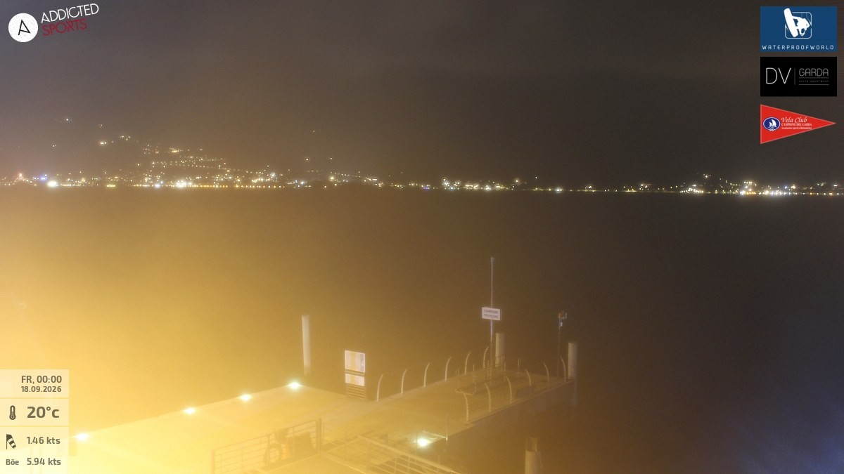Archiv Foto Webcam Gardasee Campione del Garda