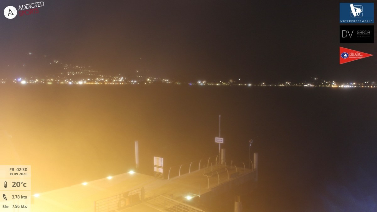 Archiv Foto Webcam Gardasee Campione del Garda