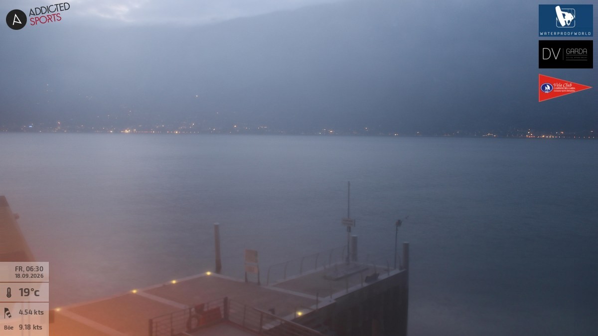 Archived image Webcam Campione del Garda - Lake Garda