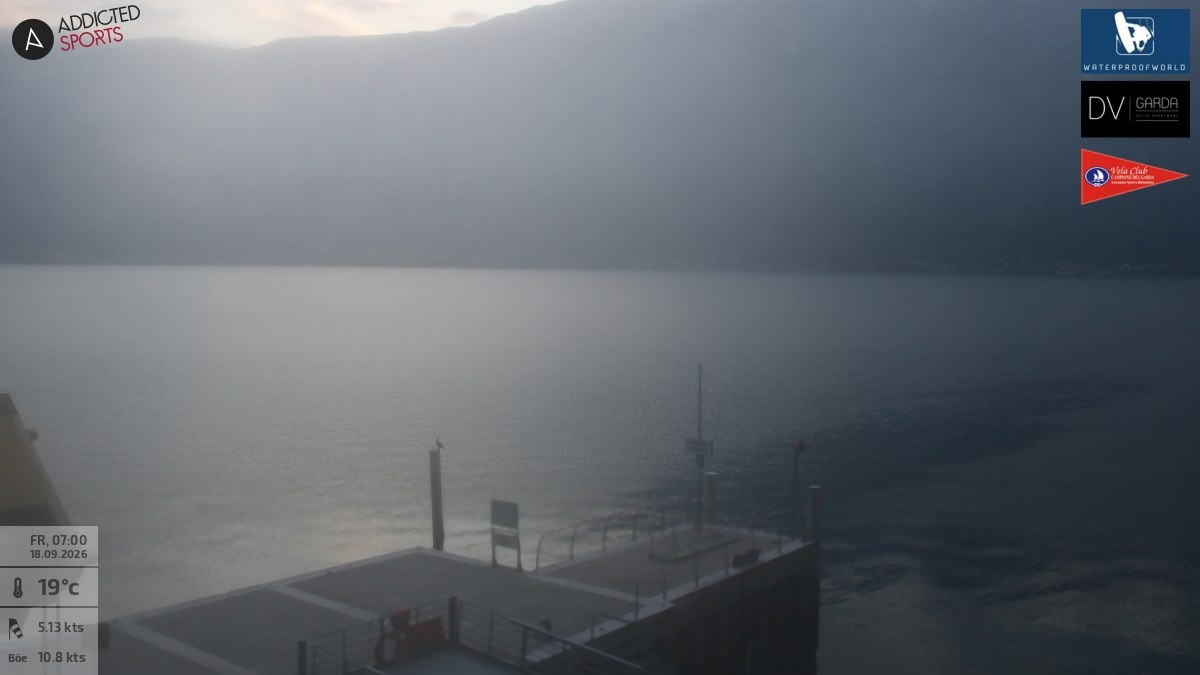 Archived image Webcam Campione del Garda - Lake Garda