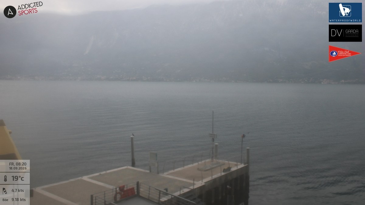 Archived image Webcam Campione del Garda - Lake Garda