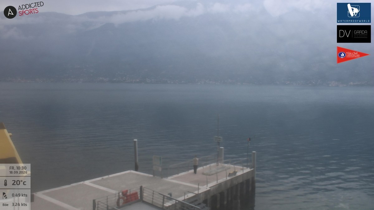 Archived image Webcam Campione del Garda - Lake Garda