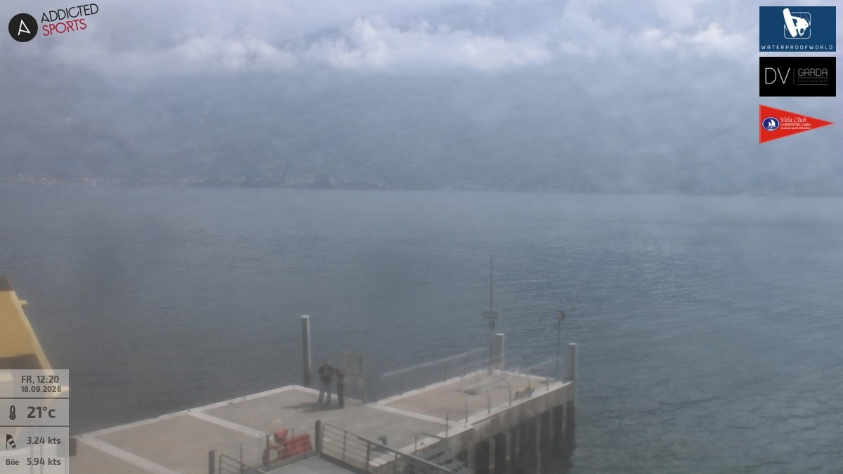 Archived image Webcam Campione del Garda - Lake Garda