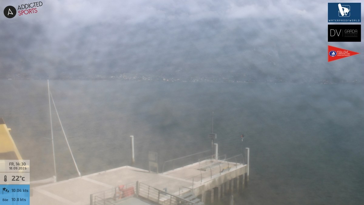 Archived image Webcam Campione del Garda - Lake Garda