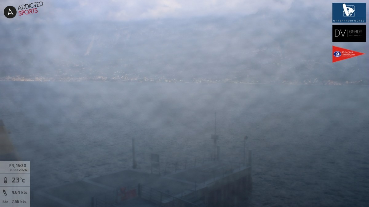 Archived image Webcam Campione del Garda - Lake Garda