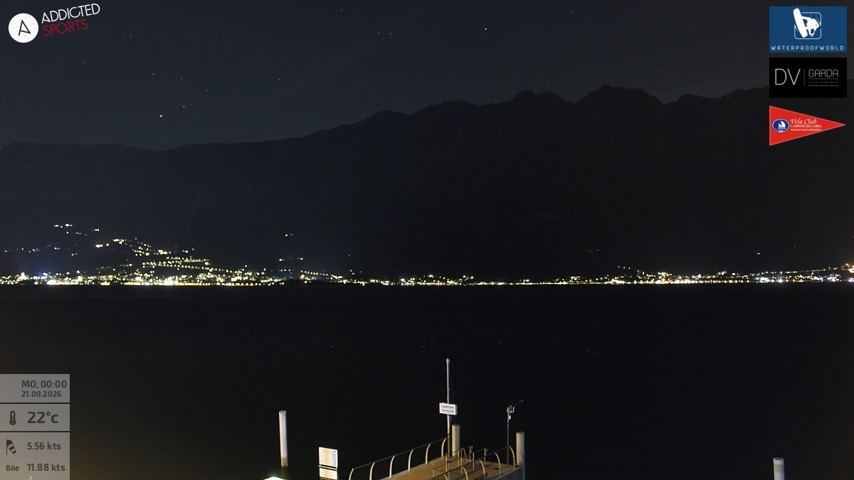 Archiv Foto Webcam Gardasee Campione del Garda