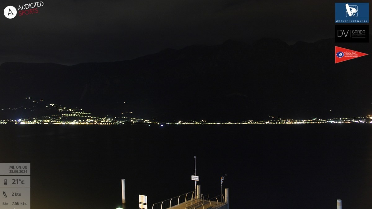 Archiv Foto Webcam Gardasee Campione del Garda