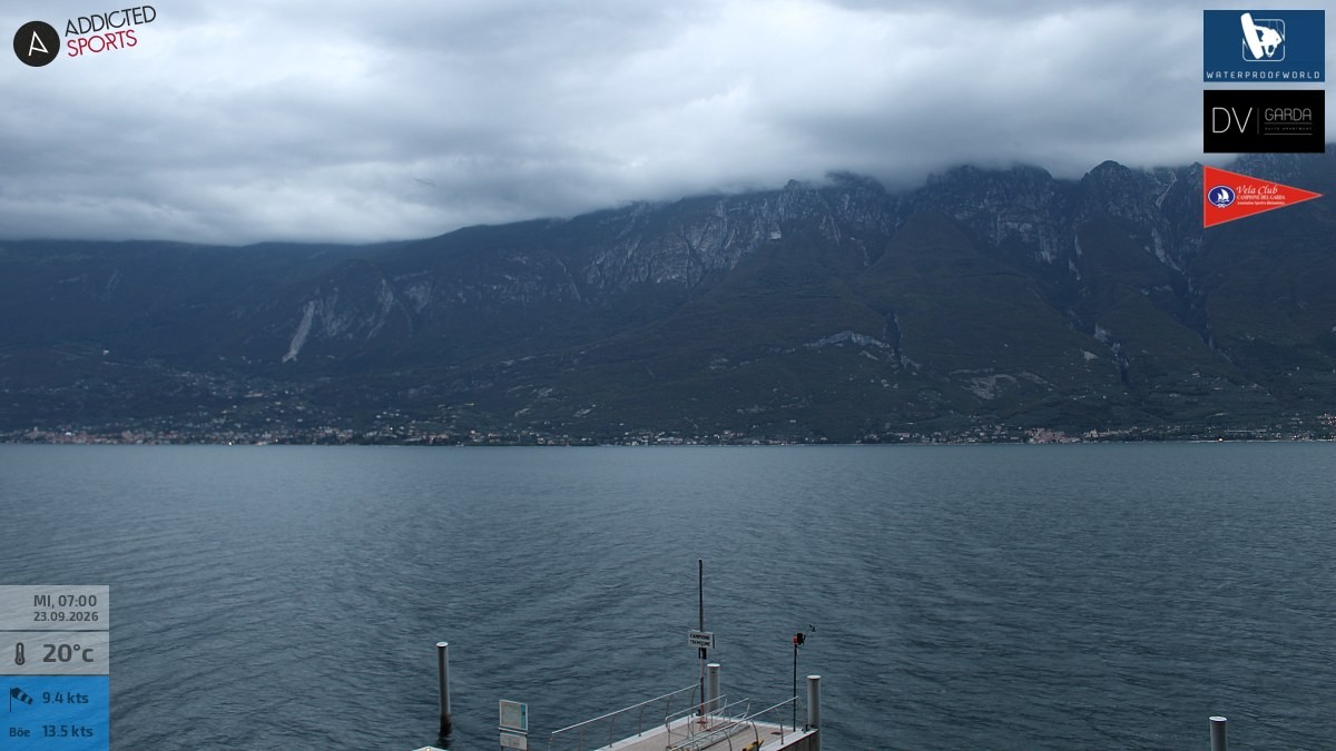 Archived image Webcam Campione del Garda - Lake Garda