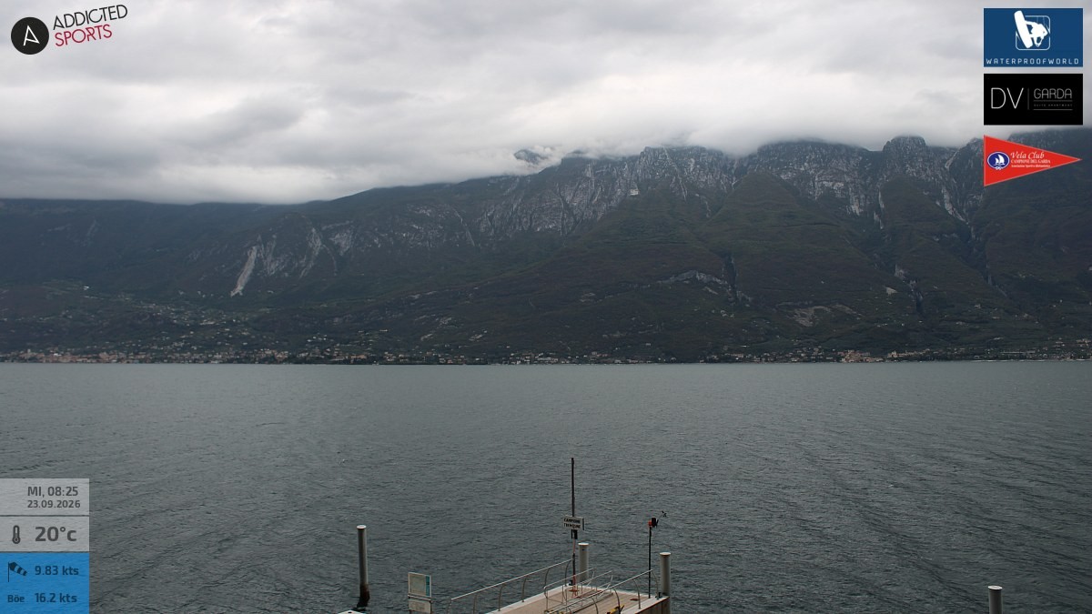 Archived image Webcam Campione del Garda - Lake Garda
