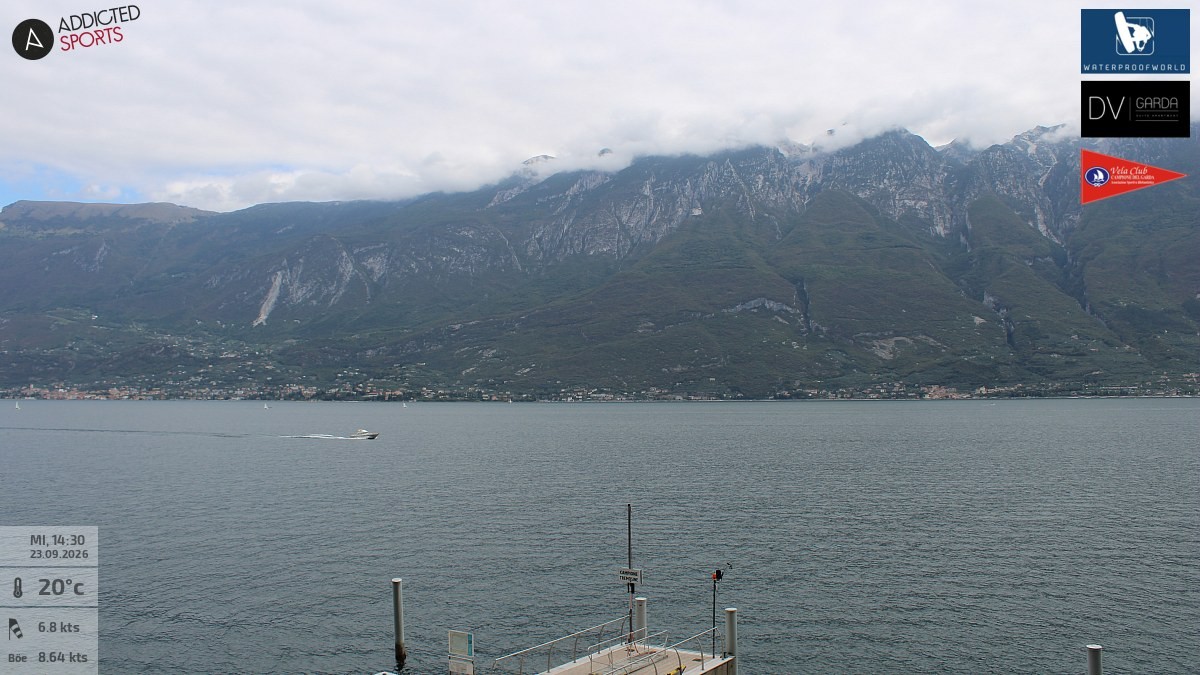 Archived image Webcam Campione del Garda - Lake Garda