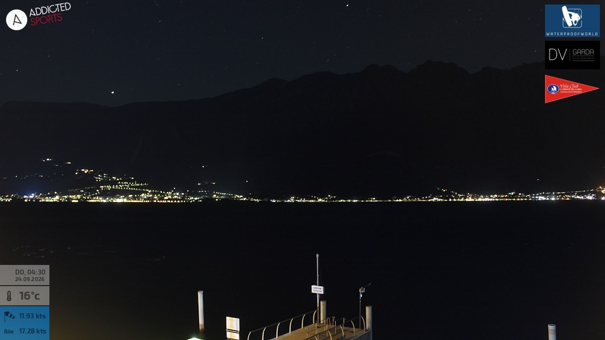 Archiv Foto Webcam Gardasee Campione del Garda