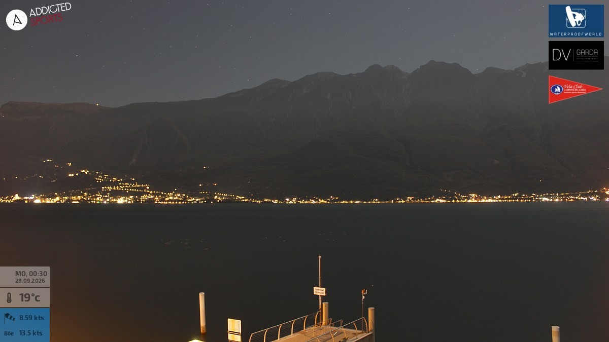Archived image Webcam Campione del Garda - Lake Garda