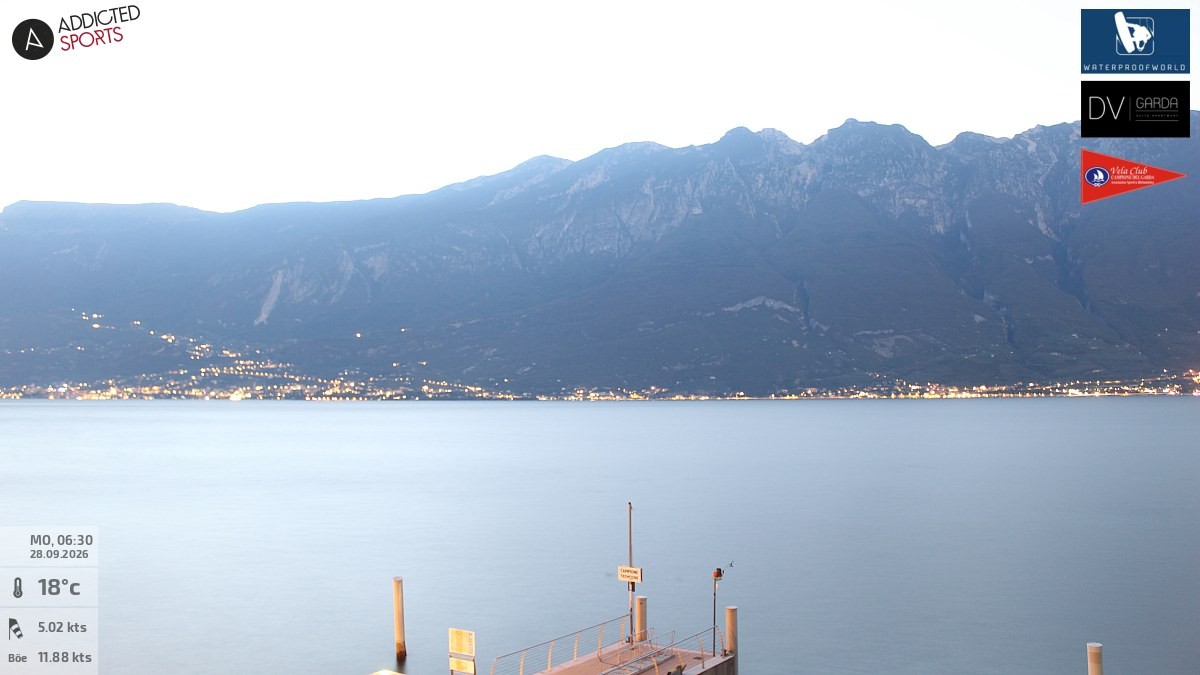 Archived image Webcam Campione del Garda - Lake Garda