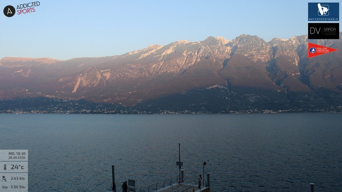 Archived image Webcam Campione del Garda - Lake Garda