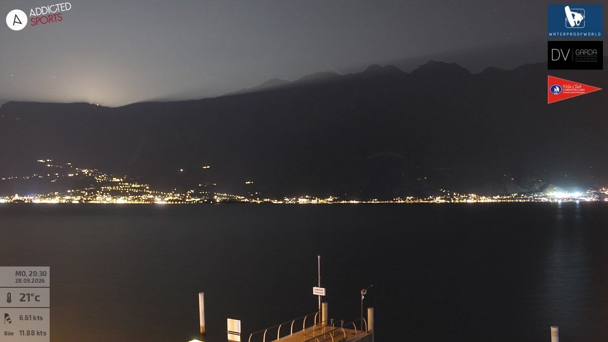 Archived image Webcam Campione del Garda - Lake Garda