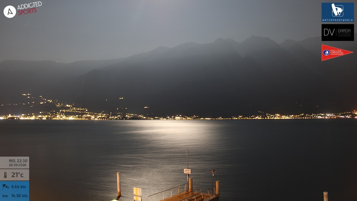 Archived image Webcam Campione del Garda - Lake Garda