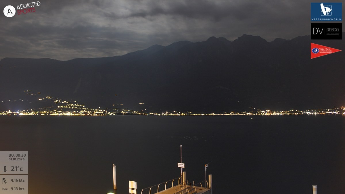 Archived image Webcam Campione del Garda - Lake Garda