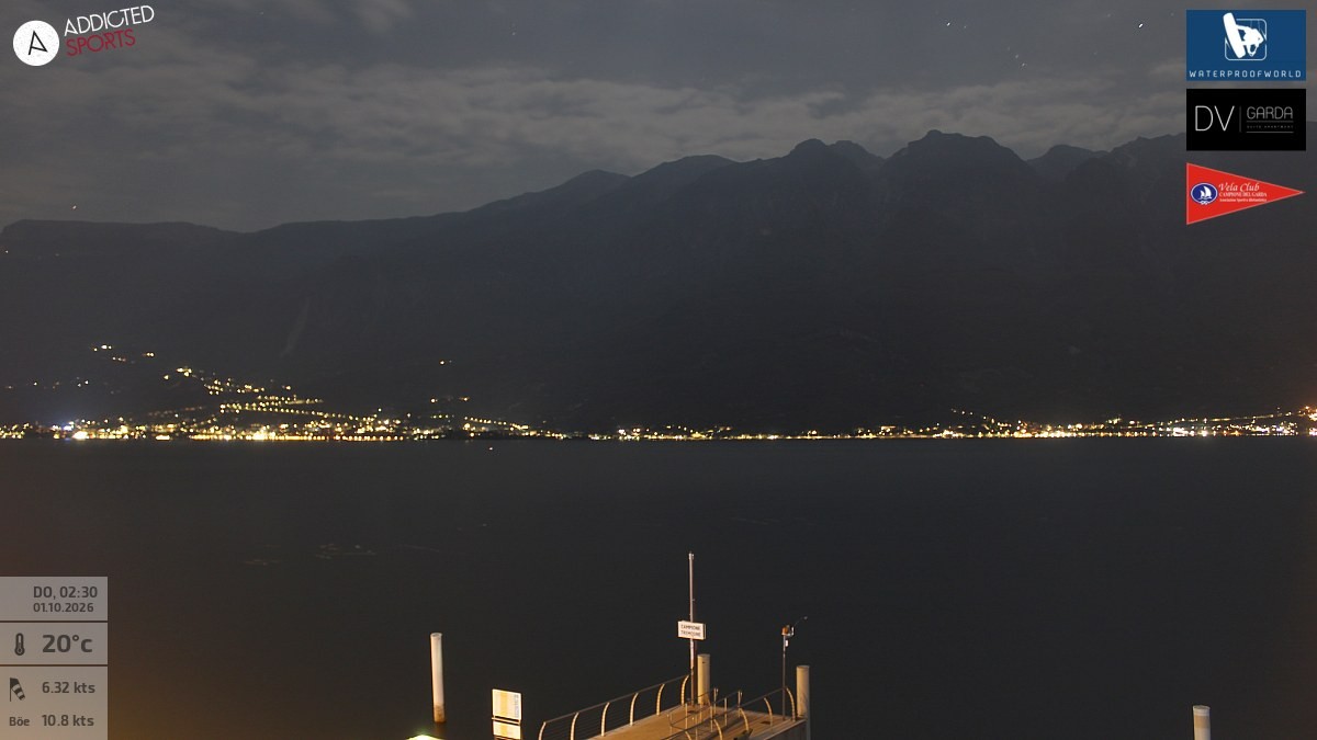 Archived image Webcam Campione del Garda - Lake Garda