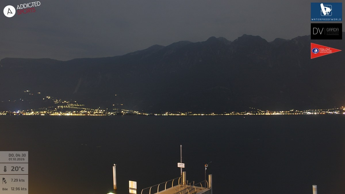 Archived image Webcam Campione del Garda - Lake Garda
