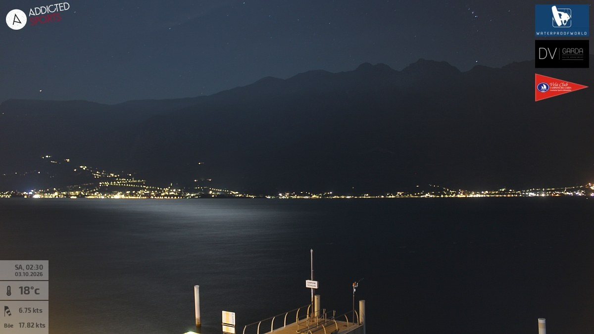 Archiv Foto Webcam Gardasee Campione del Garda