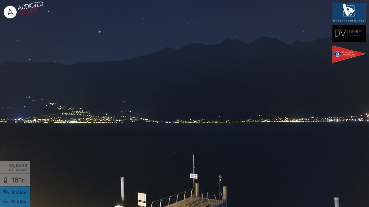 Archiv Foto Webcam Gardasee Campione del Garda