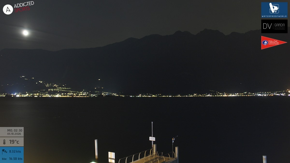 Archiv Foto Webcam Gardasee Campione del Garda