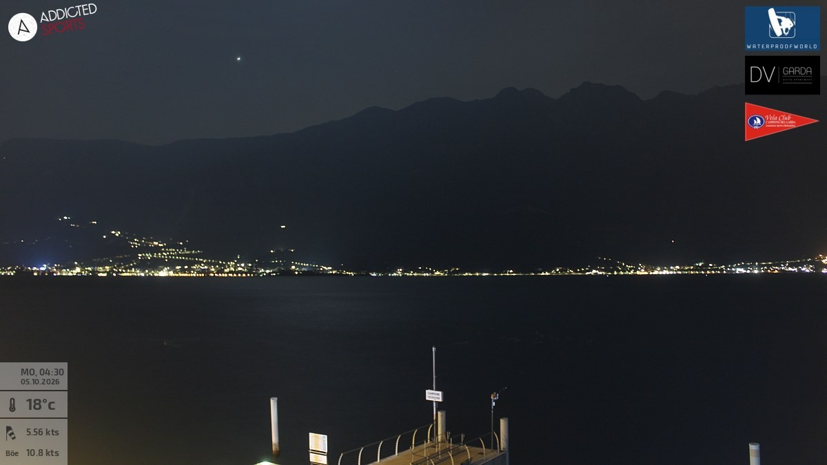Archiv Foto Webcam Gardasee Campione del Garda