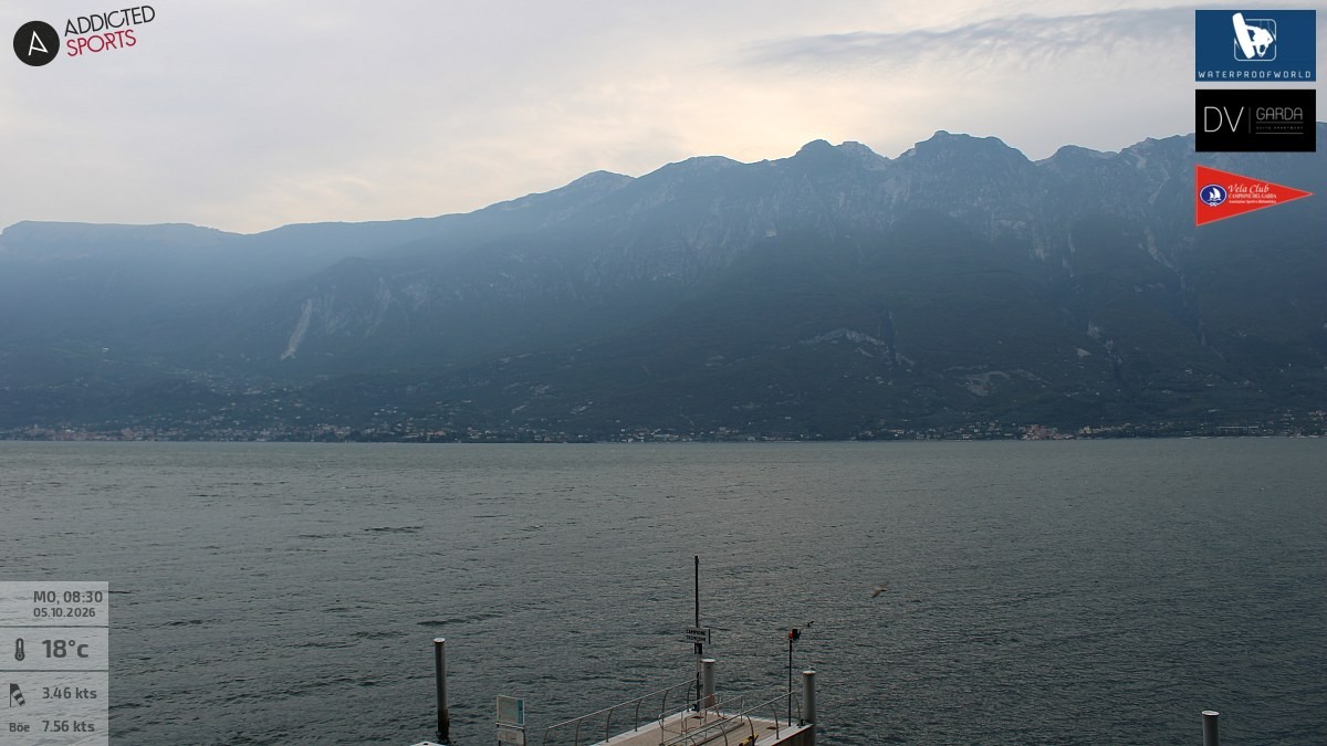 Archiv Foto Webcam Gardasee Campione del Garda