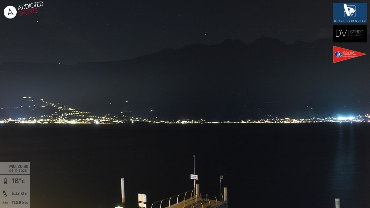 Archiv Foto Webcam Gardasee Campione del Garda