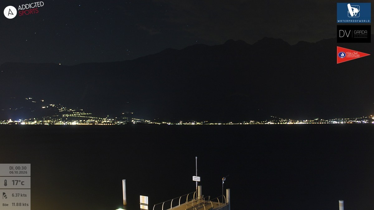Archiv Foto Webcam Gardasee Campione del Garda