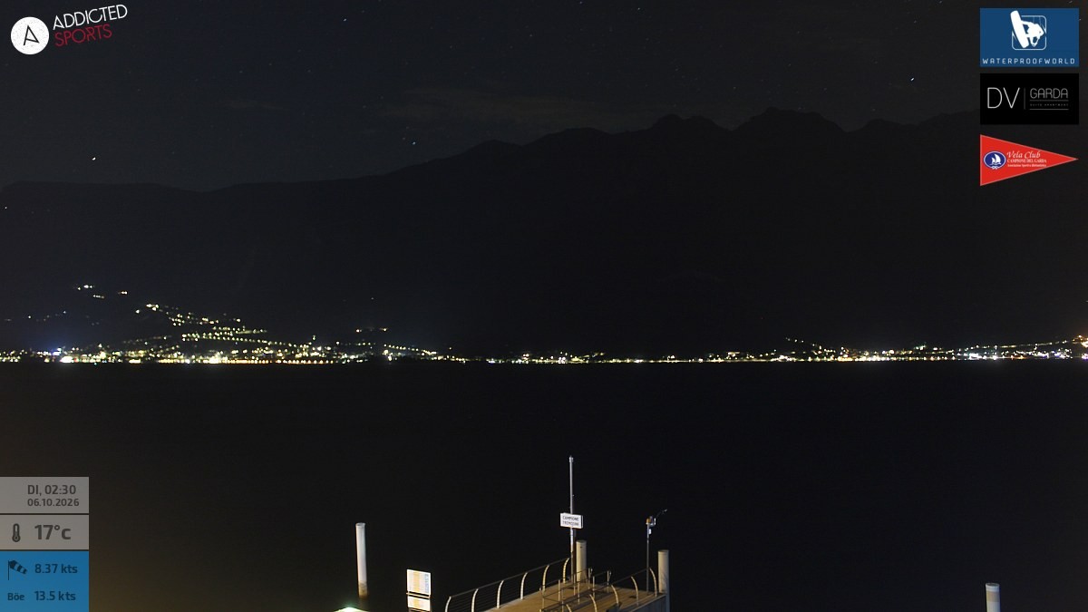 Archiv Foto Webcam Gardasee Campione del Garda