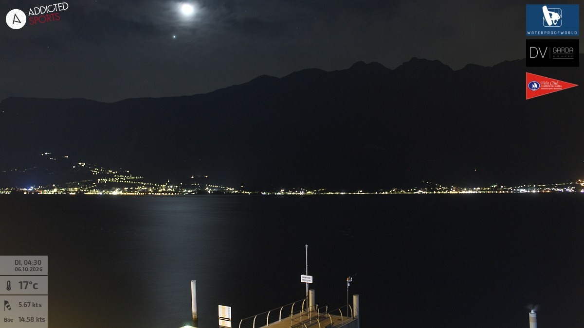 Archiv Foto Webcam Gardasee Campione del Garda