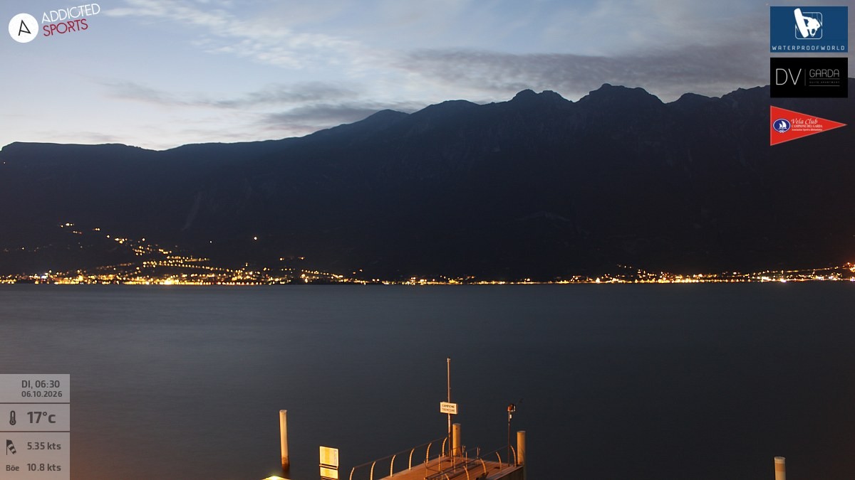 Archiv Foto Webcam Gardasee Campione del Garda