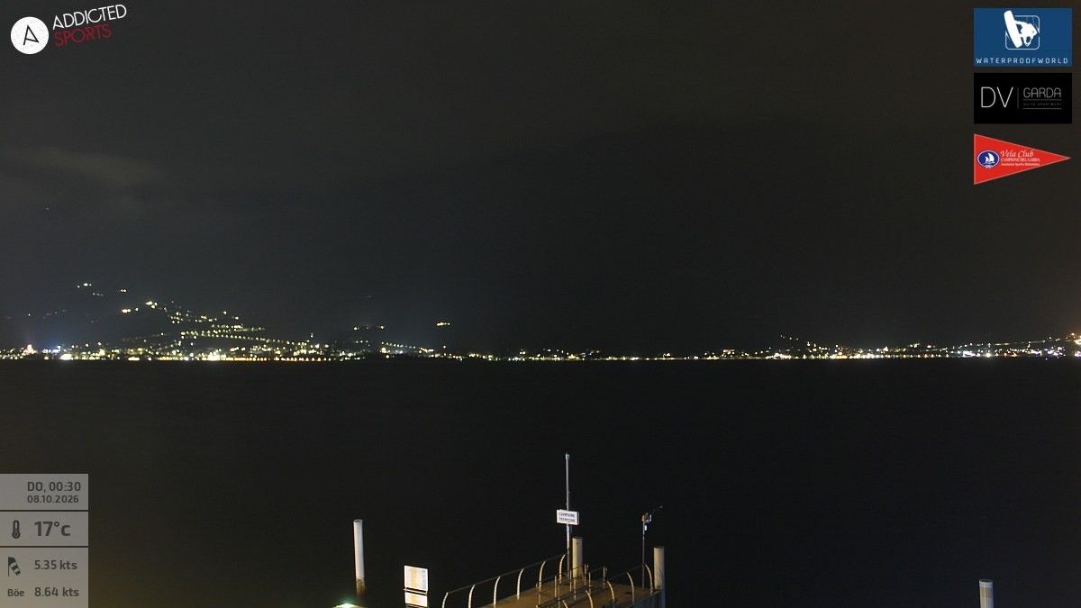 Archiv Foto Webcam Gardasee Campione del Garda