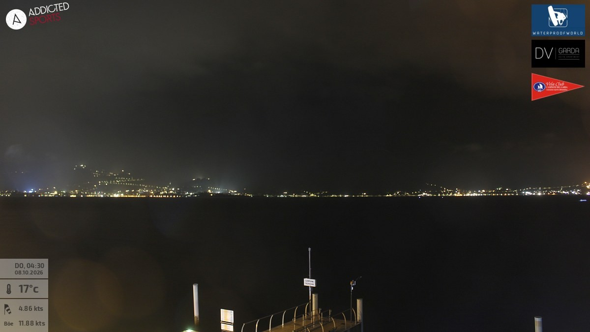Archiv Foto Webcam Gardasee Campione del Garda