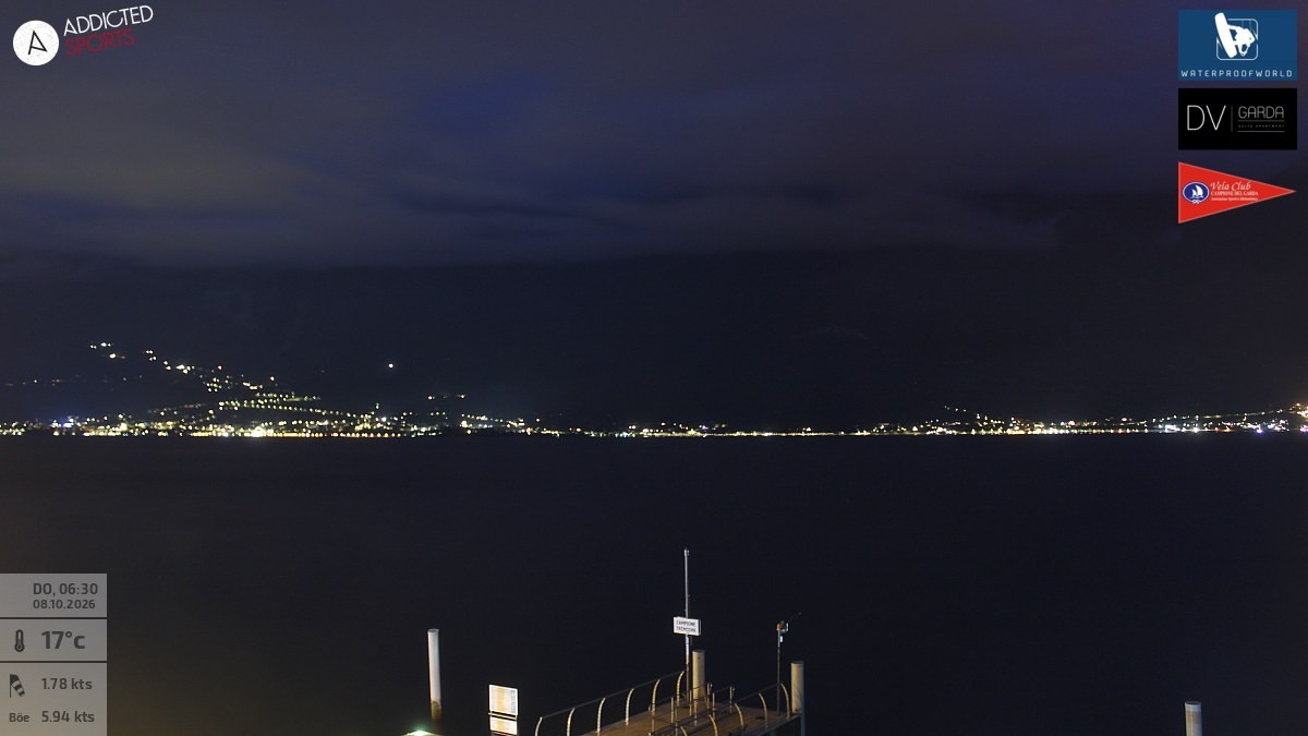 Archiv Foto Webcam Gardasee Campione del Garda