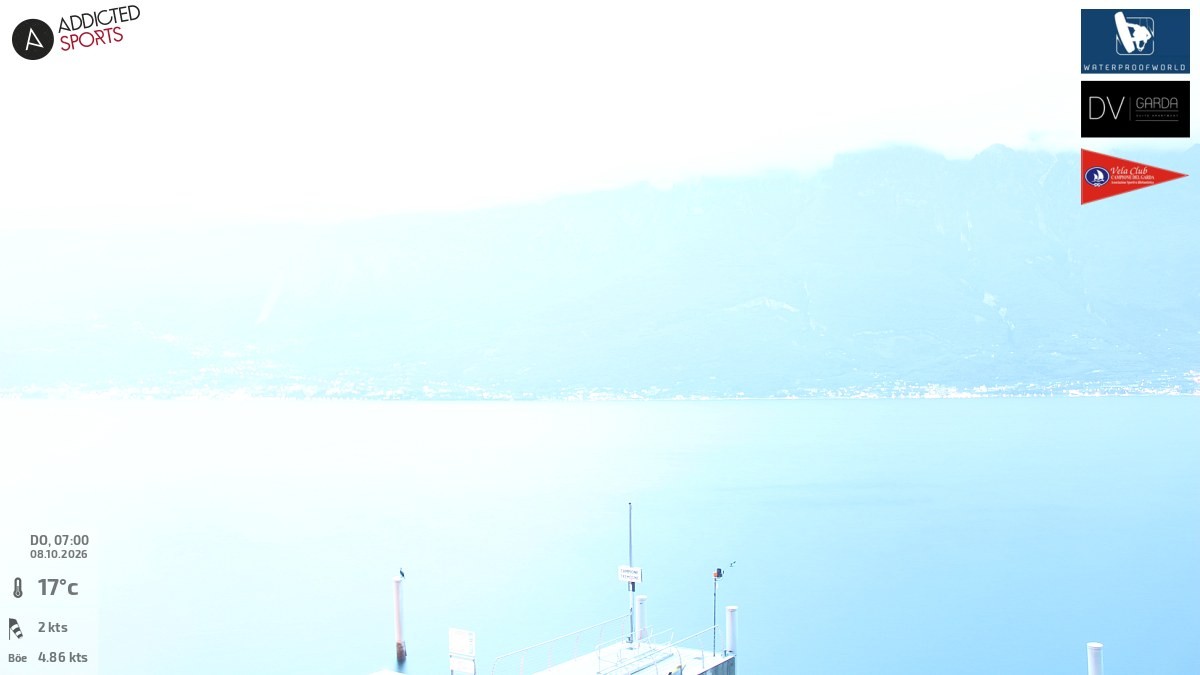 Archiv Foto Webcam Gardasee Campione del Garda