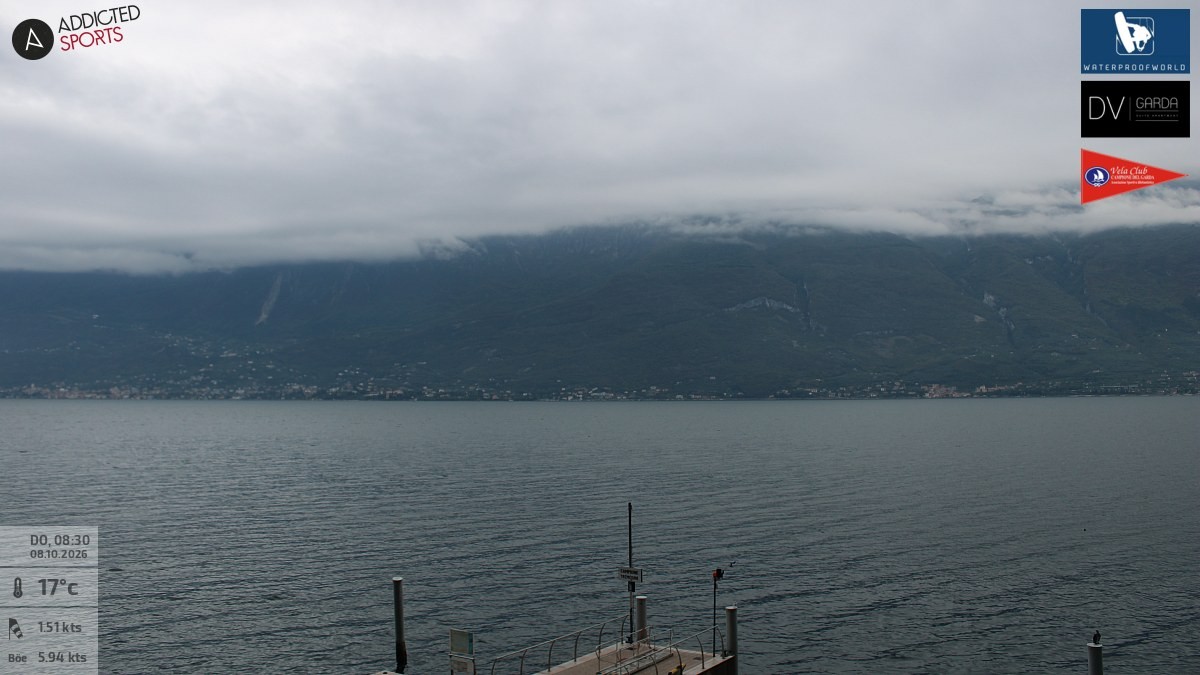 Archiv Foto Webcam Gardasee Campione del Garda