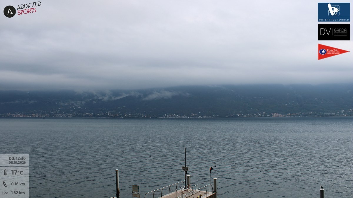 Archiv Foto Webcam Gardasee Campione del Garda