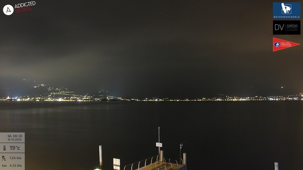 Archived image Webcam Campione del Garda - Lake Garda