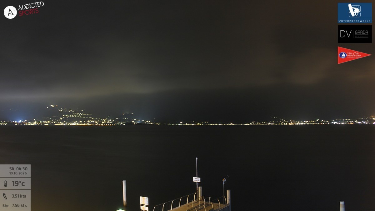 Archived image Webcam Campione del Garda - Lake Garda