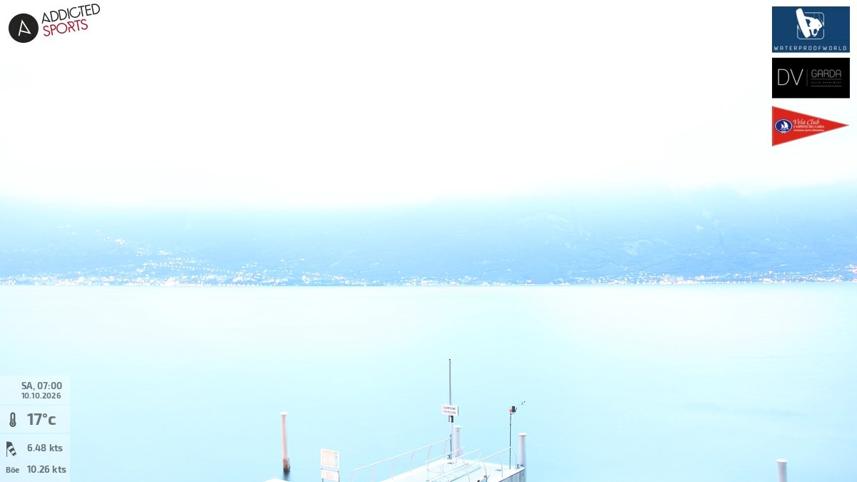 Archived image Webcam Campione del Garda - Lake Garda