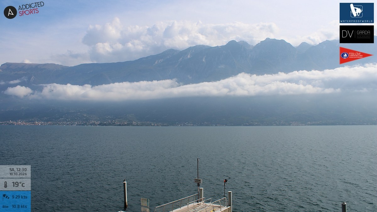 Archived image Webcam Campione del Garda - Lake Garda