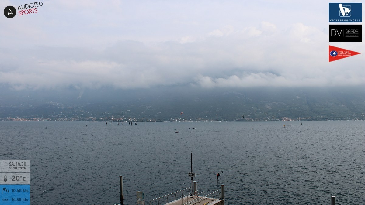 Archived image Webcam Campione del Garda - Lake Garda