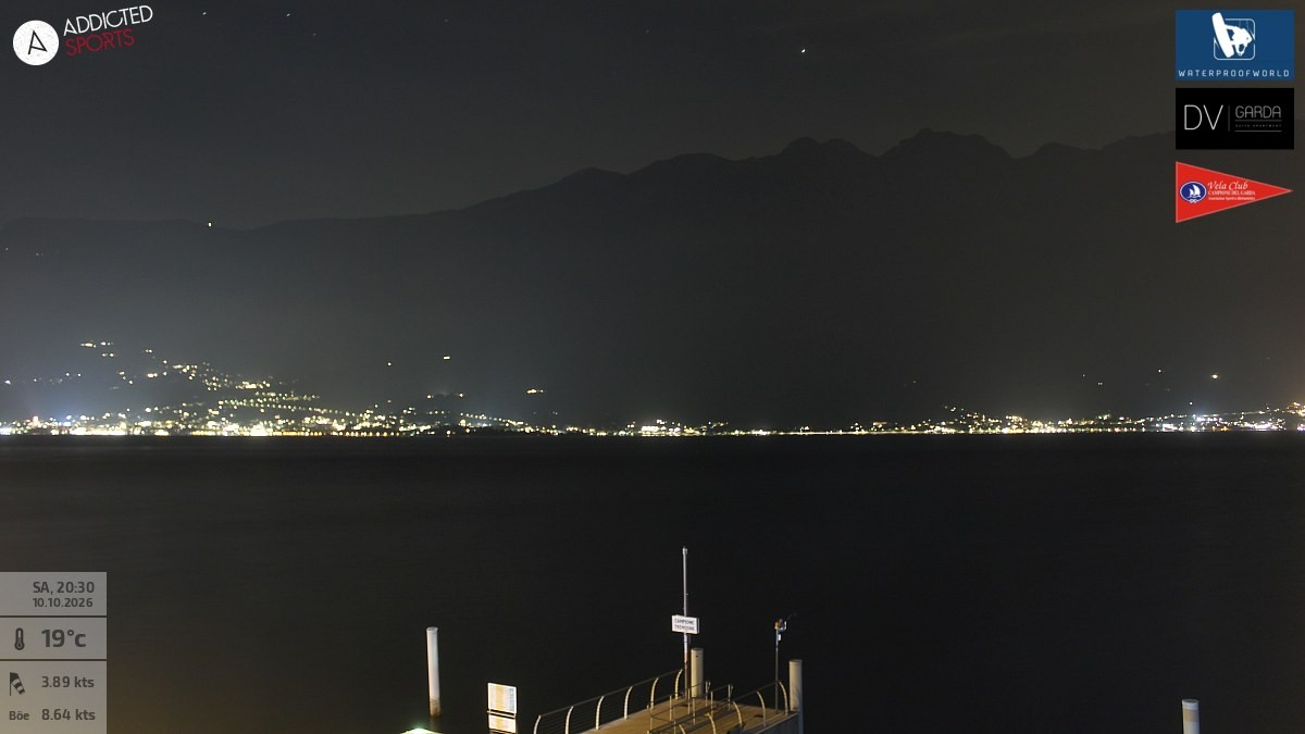 Archived image Webcam Campione del Garda - Lake Garda