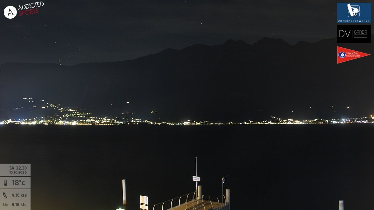 Archived image Webcam Campione del Garda - Lake Garda