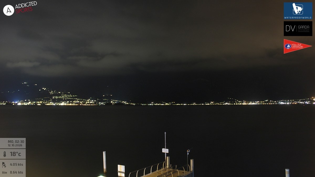 Archiv Foto Webcam Gardasee Campione del Garda