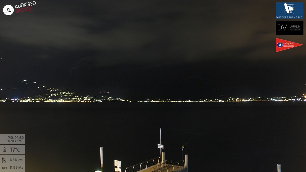 Archiv Foto Webcam Gardasee Campione del Garda