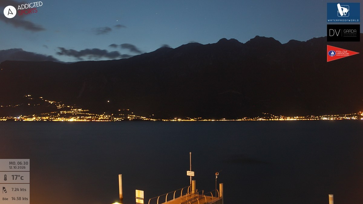 Archiv Foto Webcam Gardasee Campione del Garda