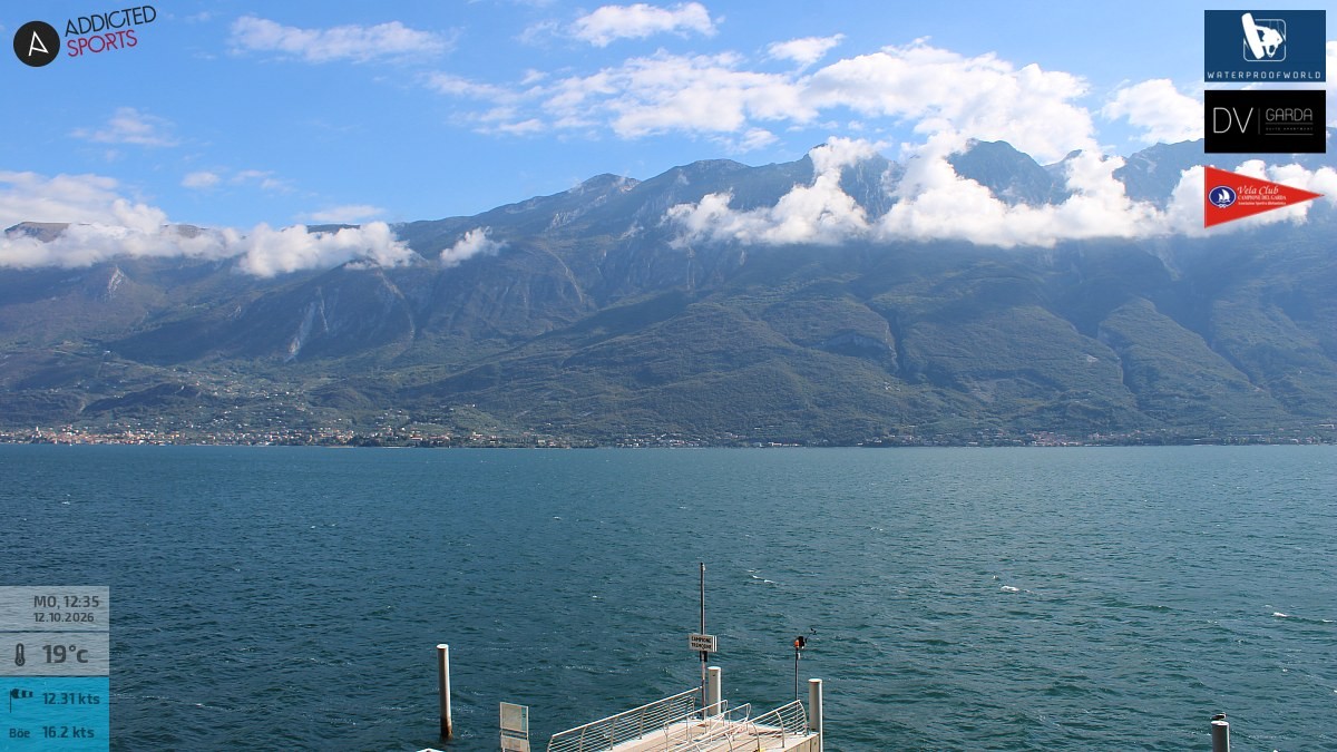 Archiv Foto Webcam Gardasee Campione del Garda